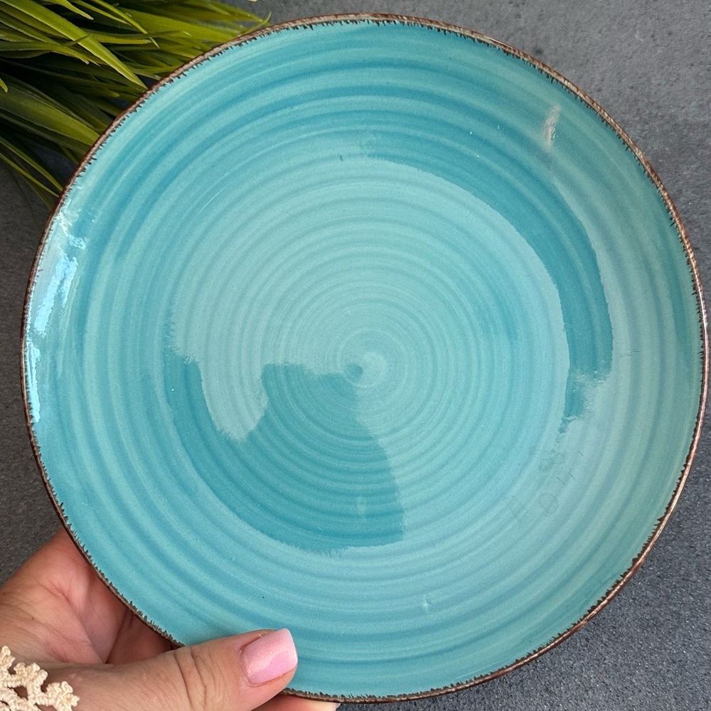 Royal Norfolk Turquoise Dinner Plate